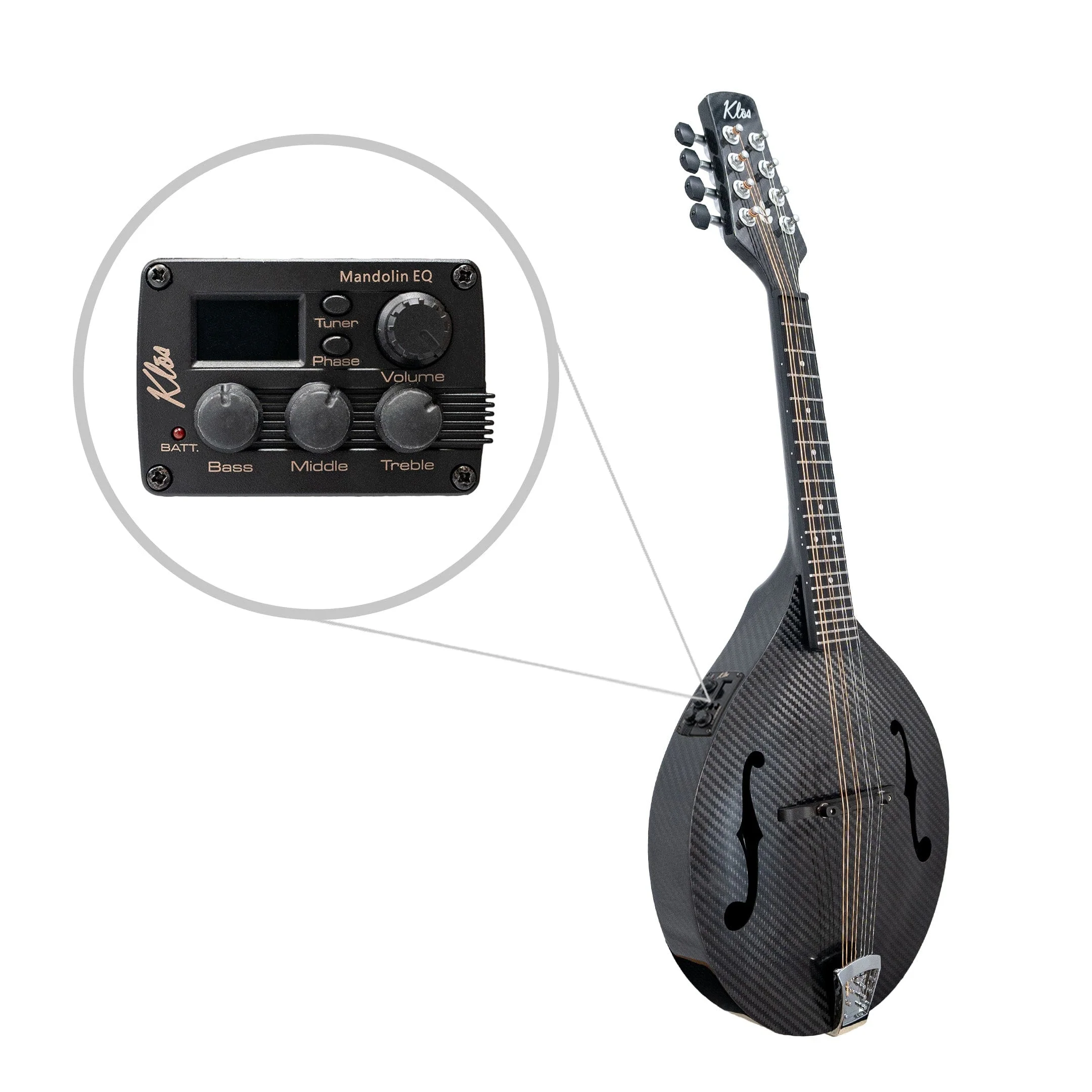 KLŌS Carbon Fiber Mandolin - A-Style - Image 25