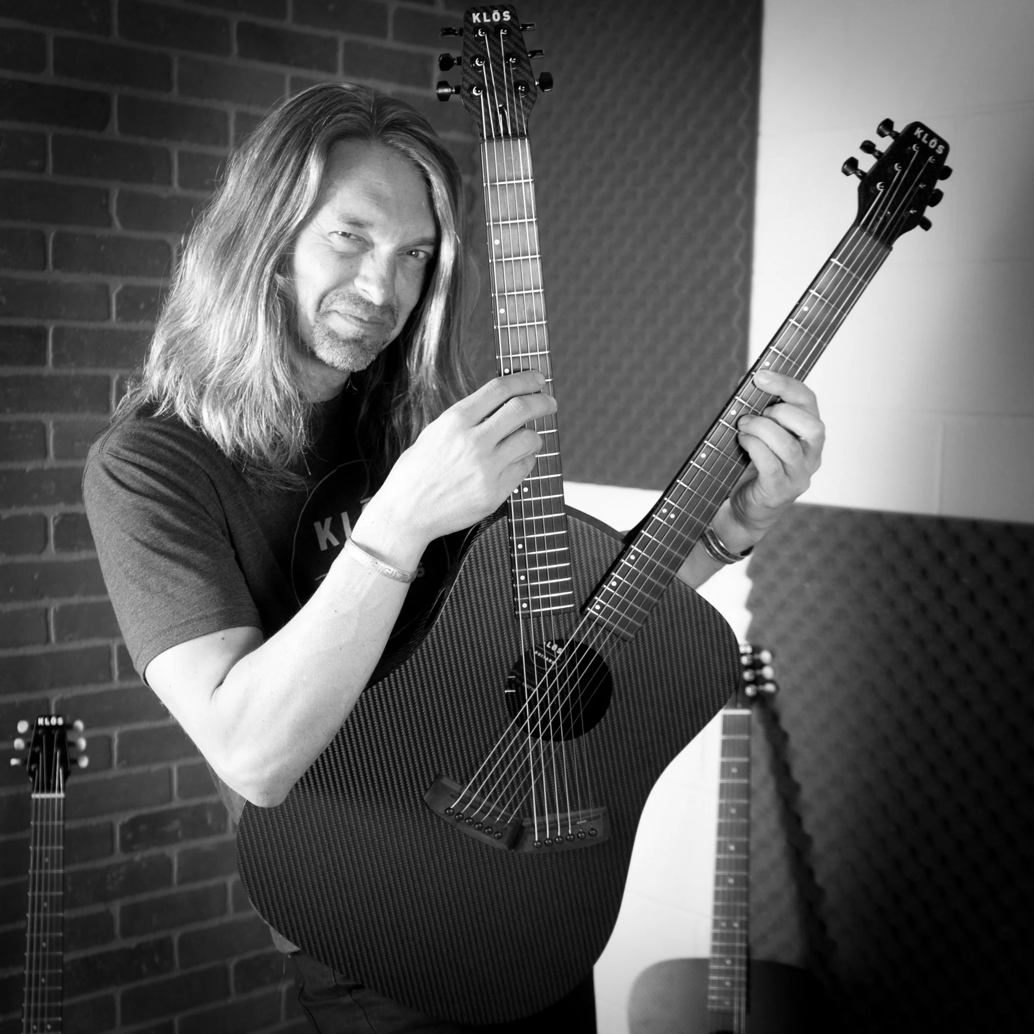 KLOS Cross Neck Guitar - Image 3