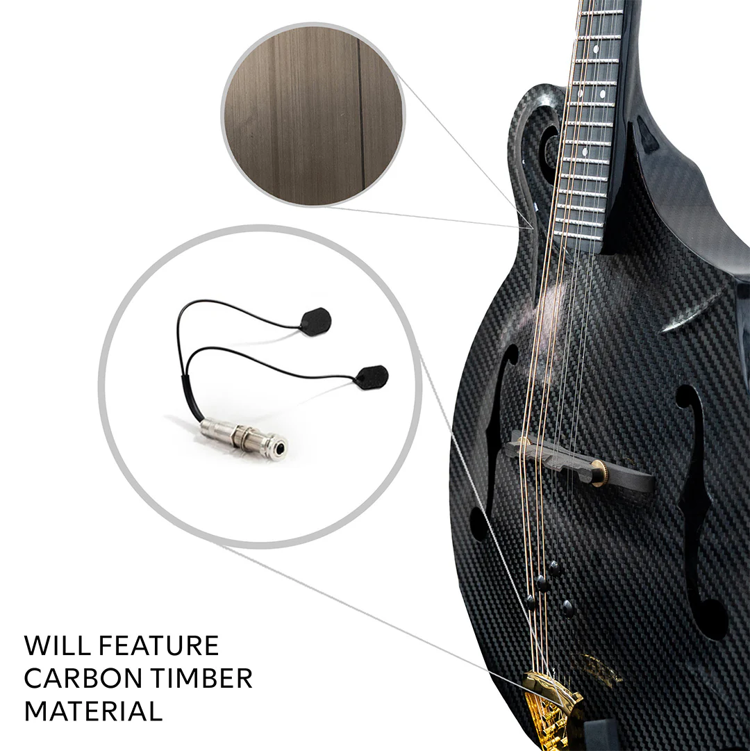 Carbon Fiber F-Style Mandolin - Image 23