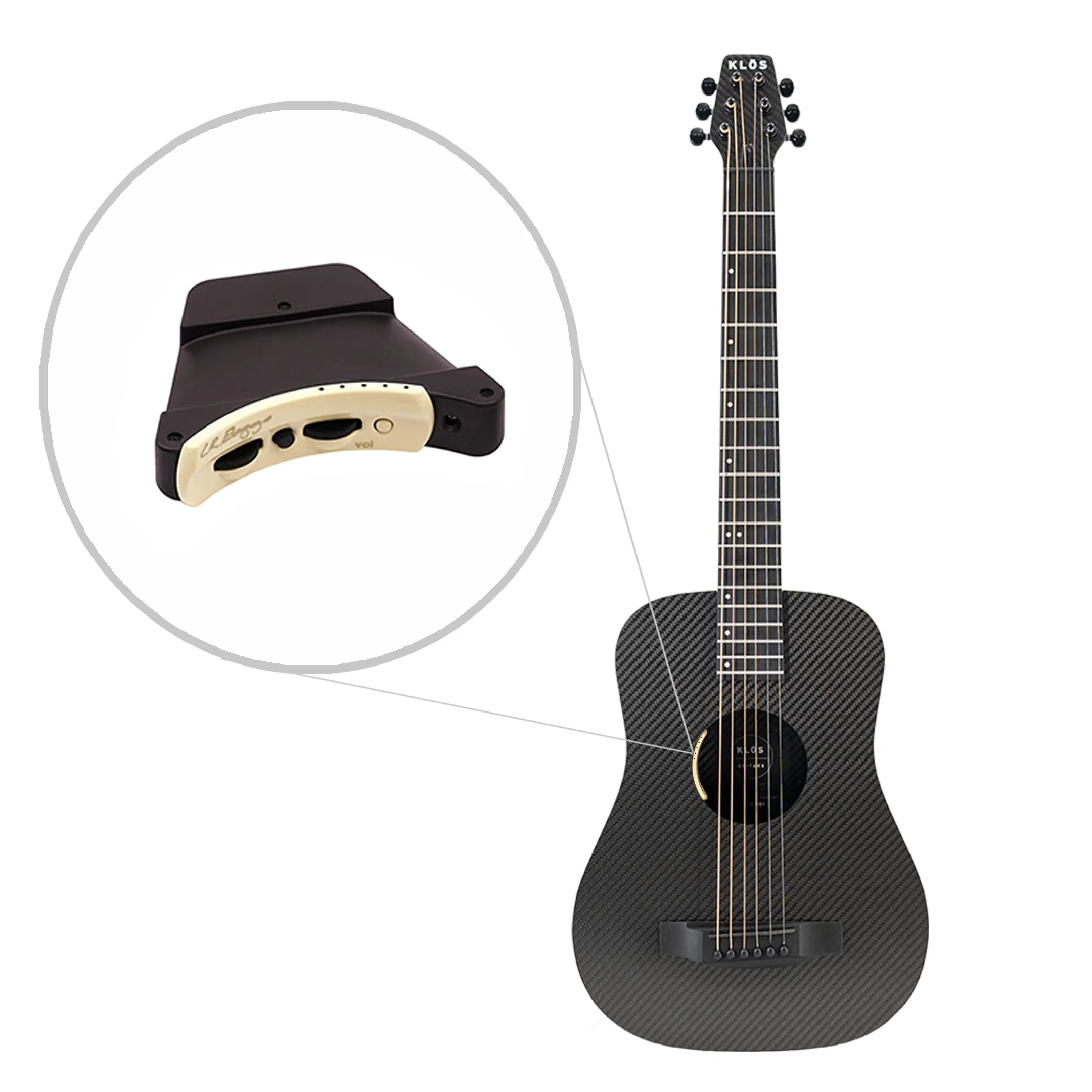 Full Carbon Travel Guitar - Image 12