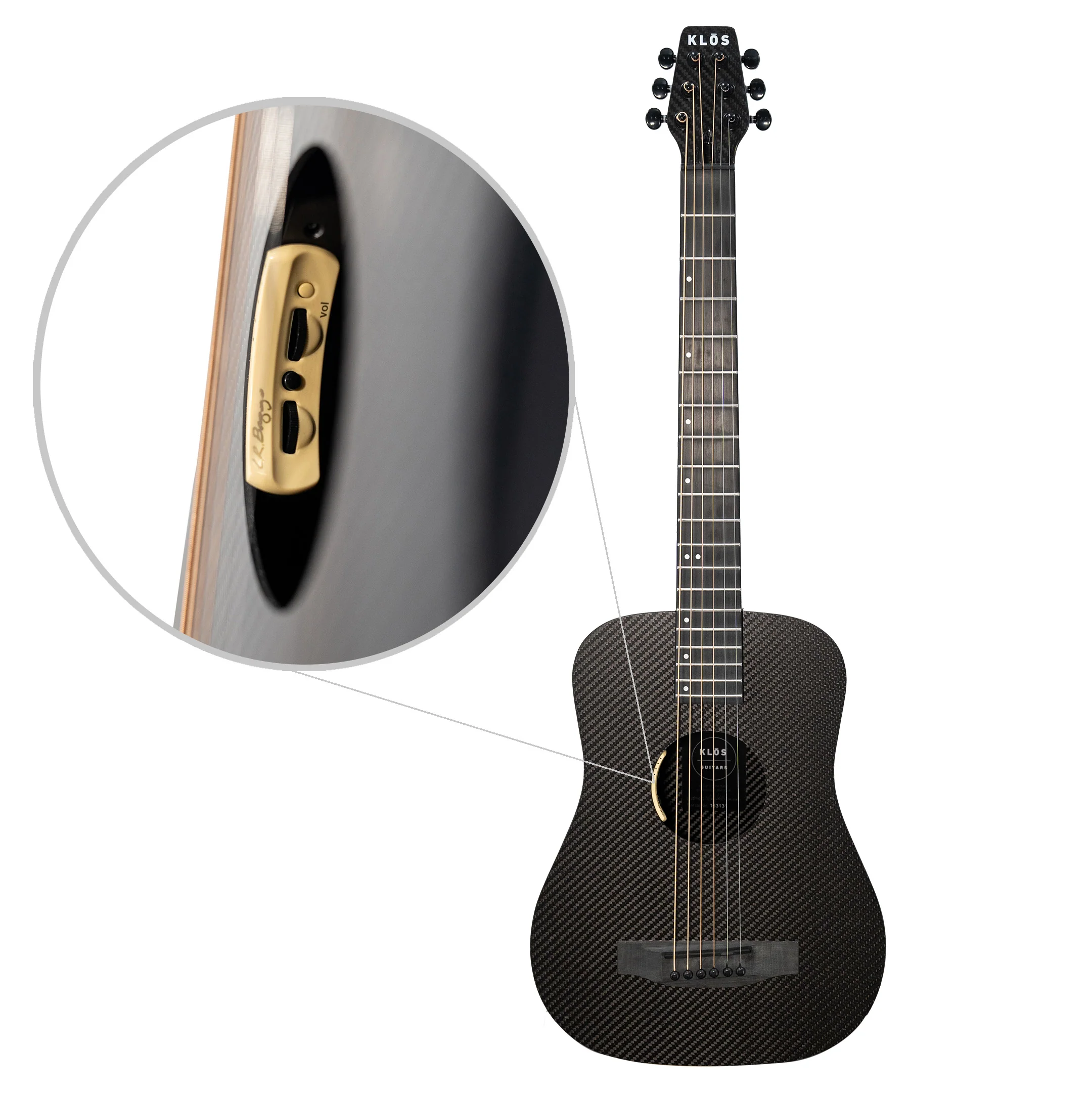 Full Carbon Travel Guitar - Image 6