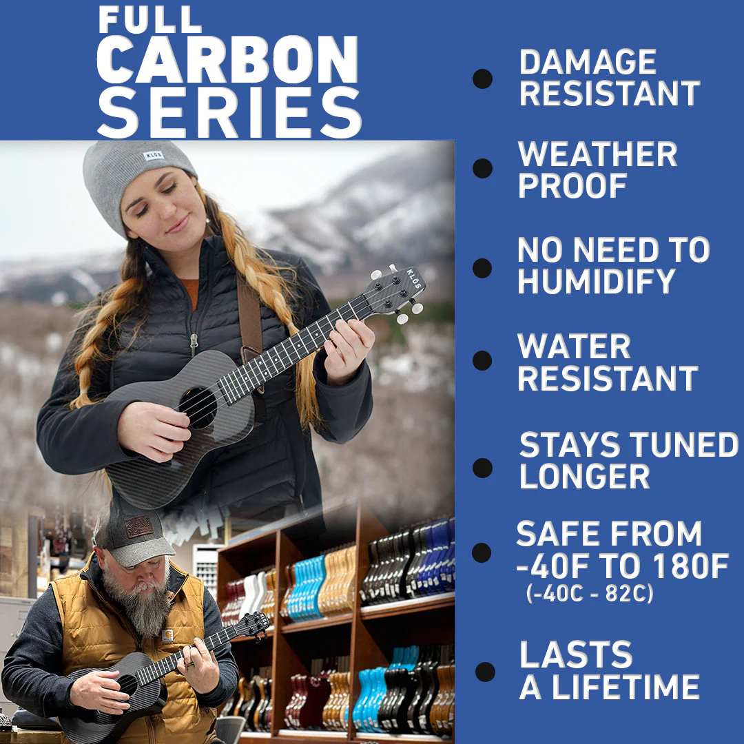 Full Carbon Concert Ukulele (Refurbished) - Image 9