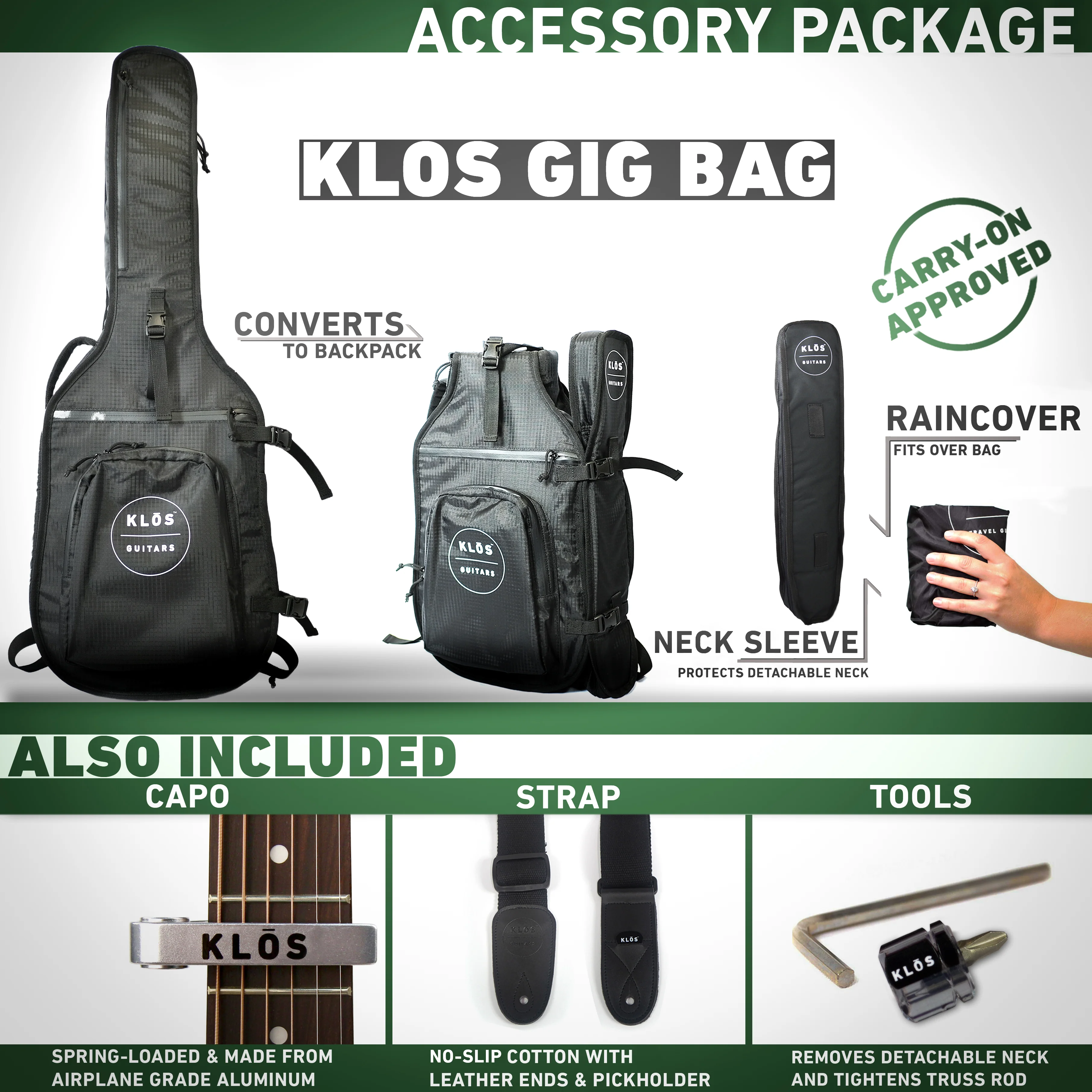 Accessory Kit - Hybrid Travel Guitar